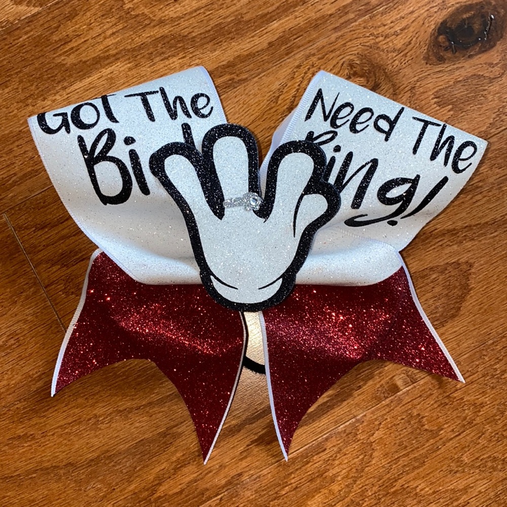 Super cute never worn cheerleading bow!